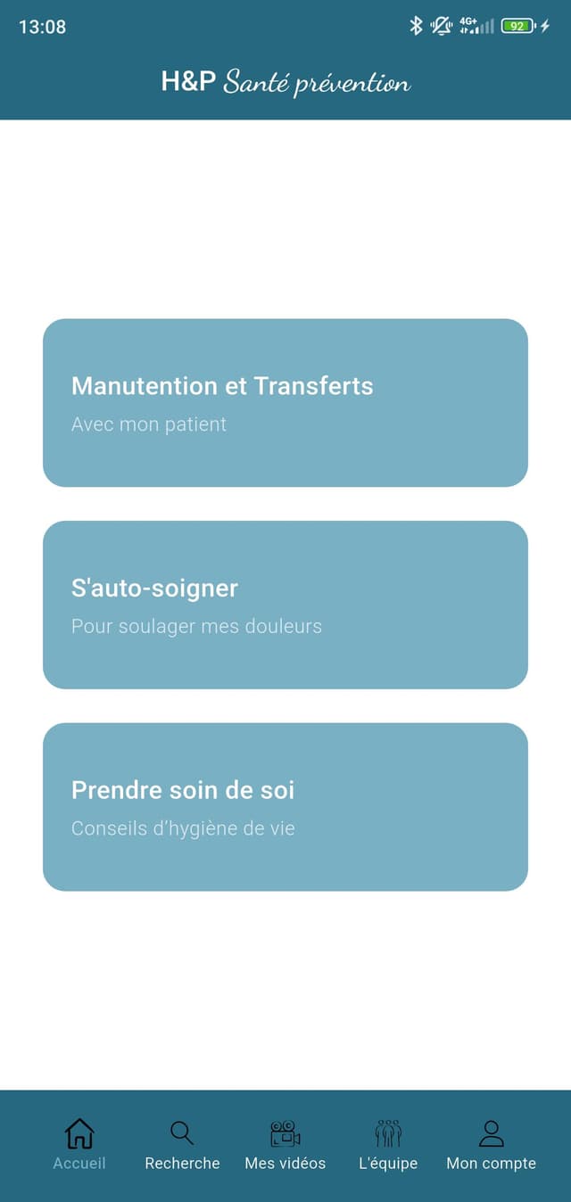 Application HP Santé Prévention