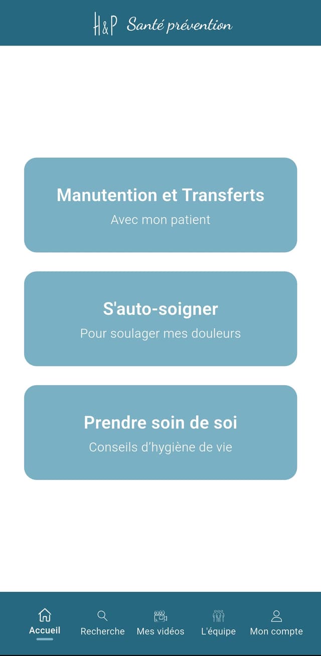 Application HP Santé Prévention